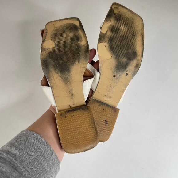 Elegant White Women's Sandals - Picture 4 of 8